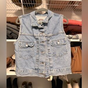 Women’s Authentic Levi’s Button Up Denim Vest